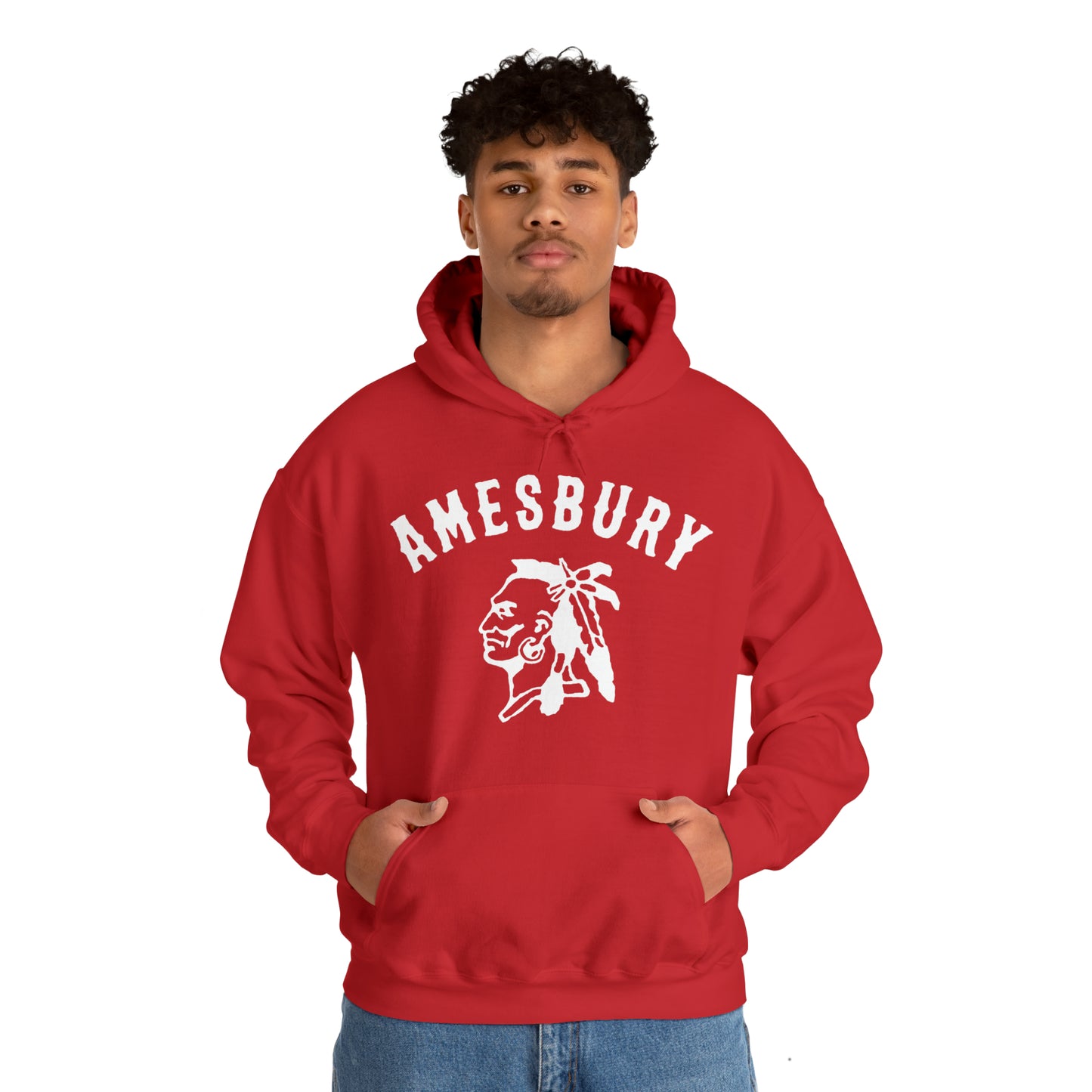 AMESBURY INDIANS // Unisex Hooded Sweatshirt