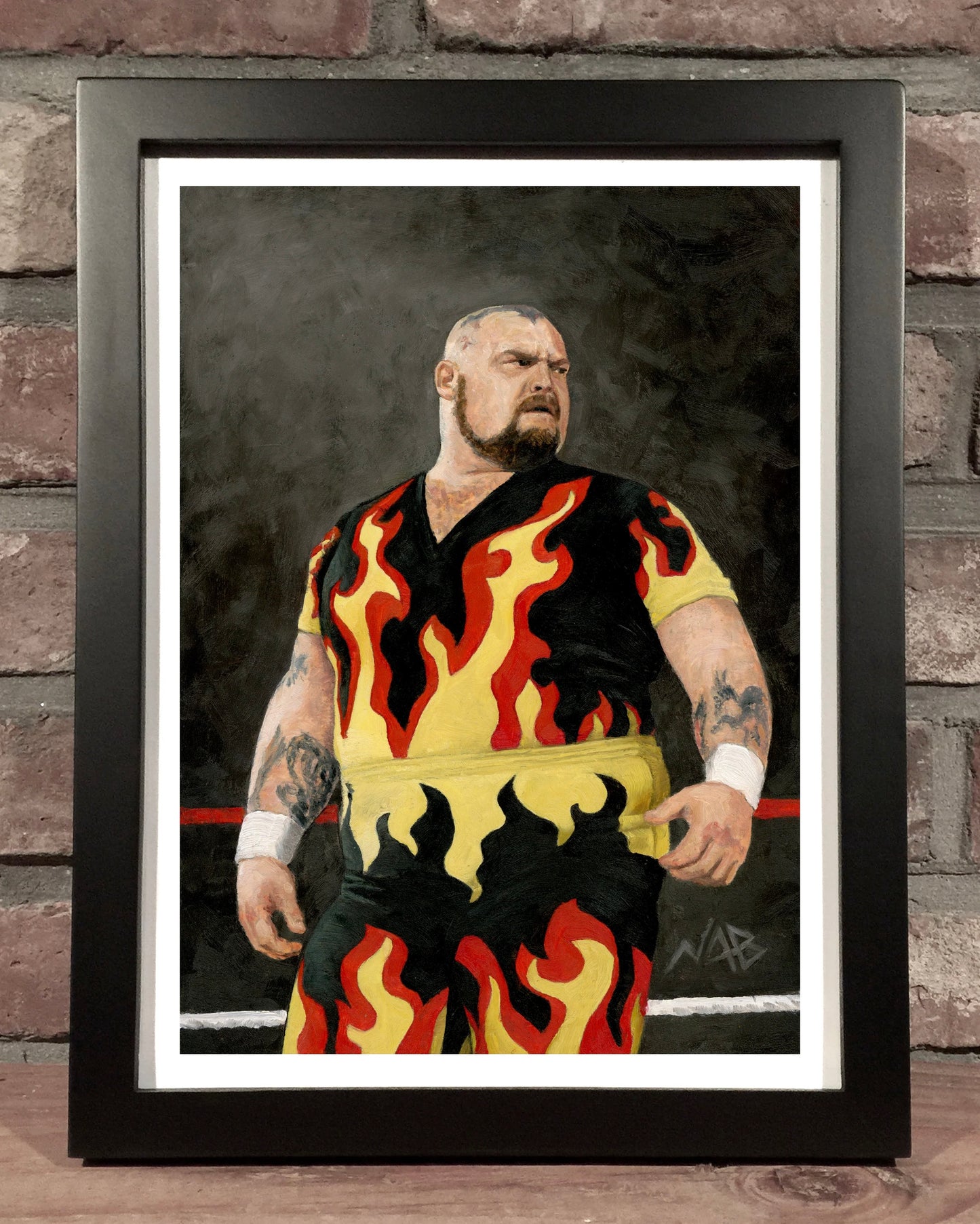 BAM BAM BIGELOW // Oil on Paper - 9”x12” *ORIGINAL PAINTING*