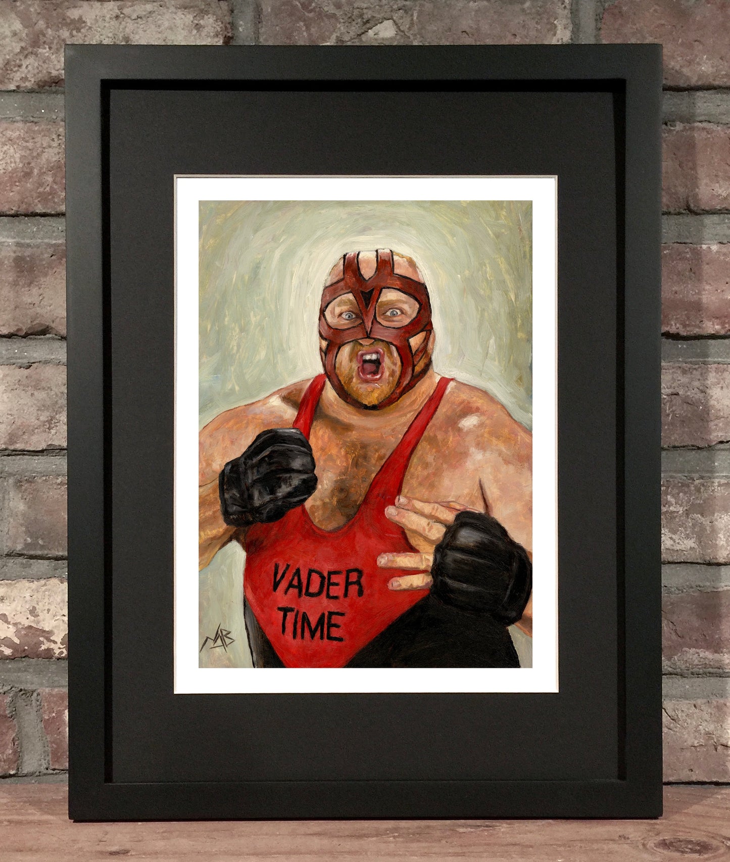 VADER // Oil on Paper - 9”x12” *ORIGINAL PAINTING*