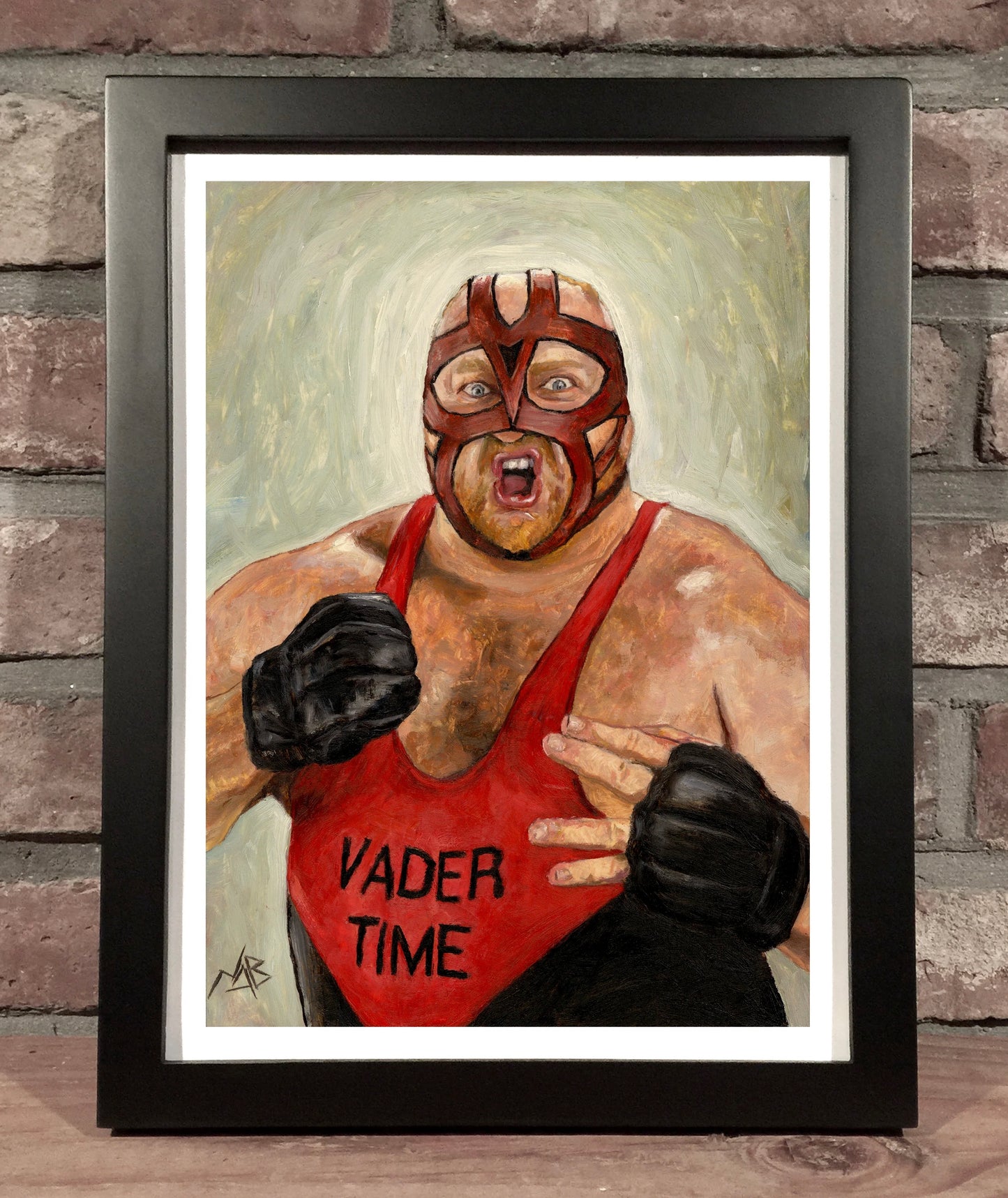 VADER // Oil on Paper - 9”x12” *ORIGINAL PAINTING*