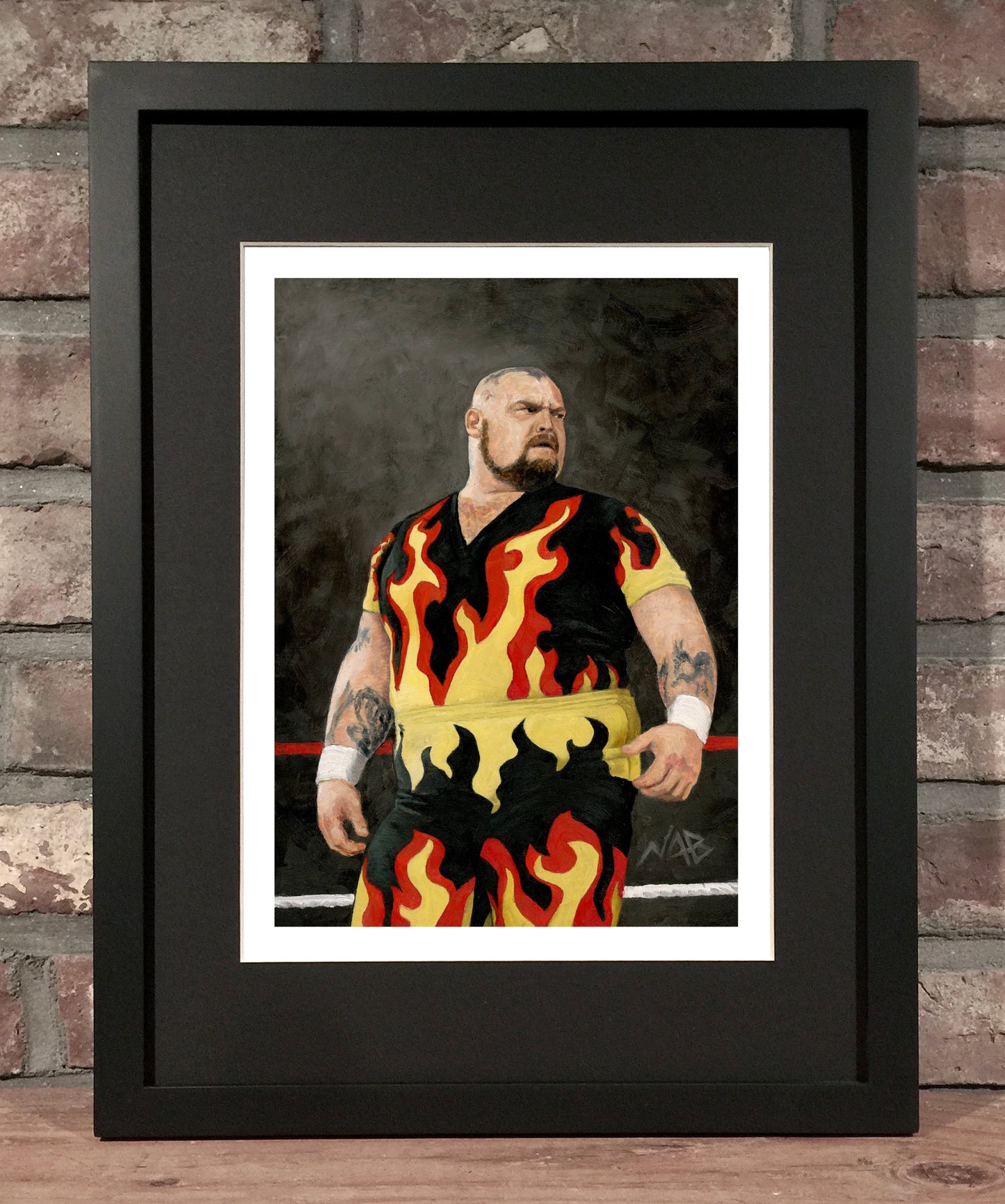 BAM BAM BIGELOW // Oil on Paper - 9”x12” *ORIGINAL PAINTING*