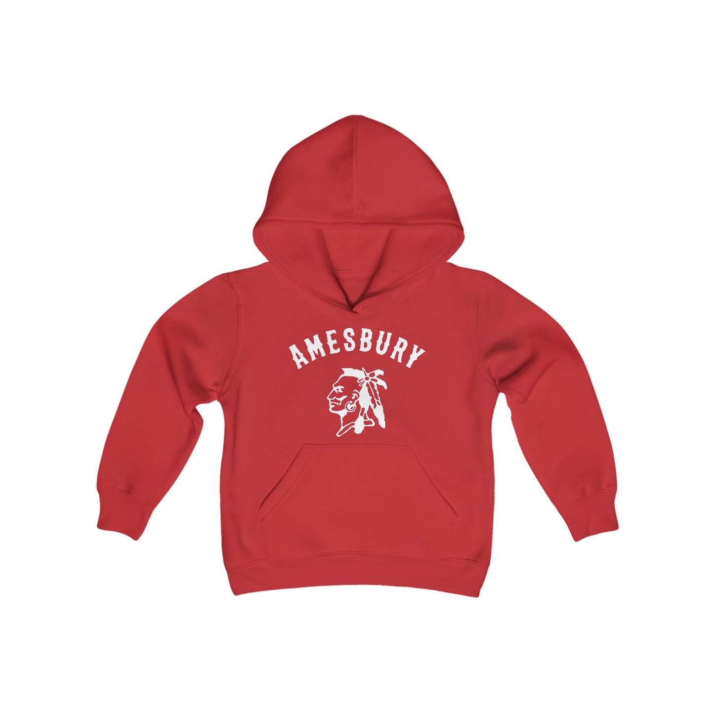 AMESBURY INDIANS // Youth Hooded Sweatshirt