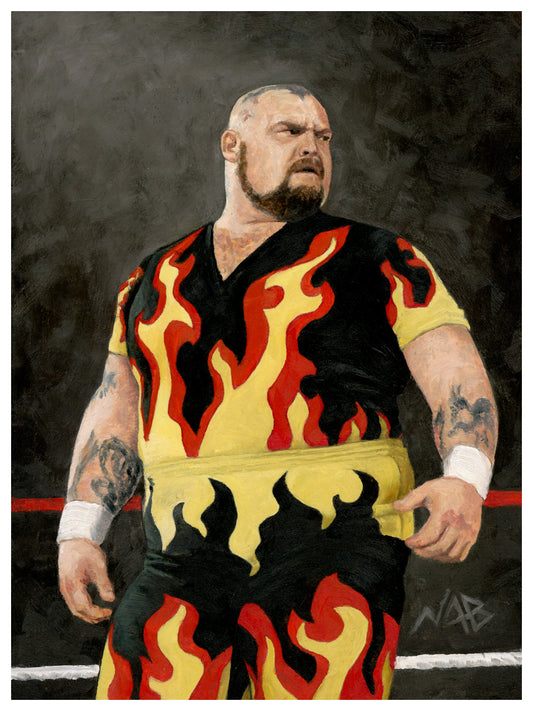 BAM BAM BIGELOW // Oil on Paper - 9”x12” *ORIGINAL PAINTING*