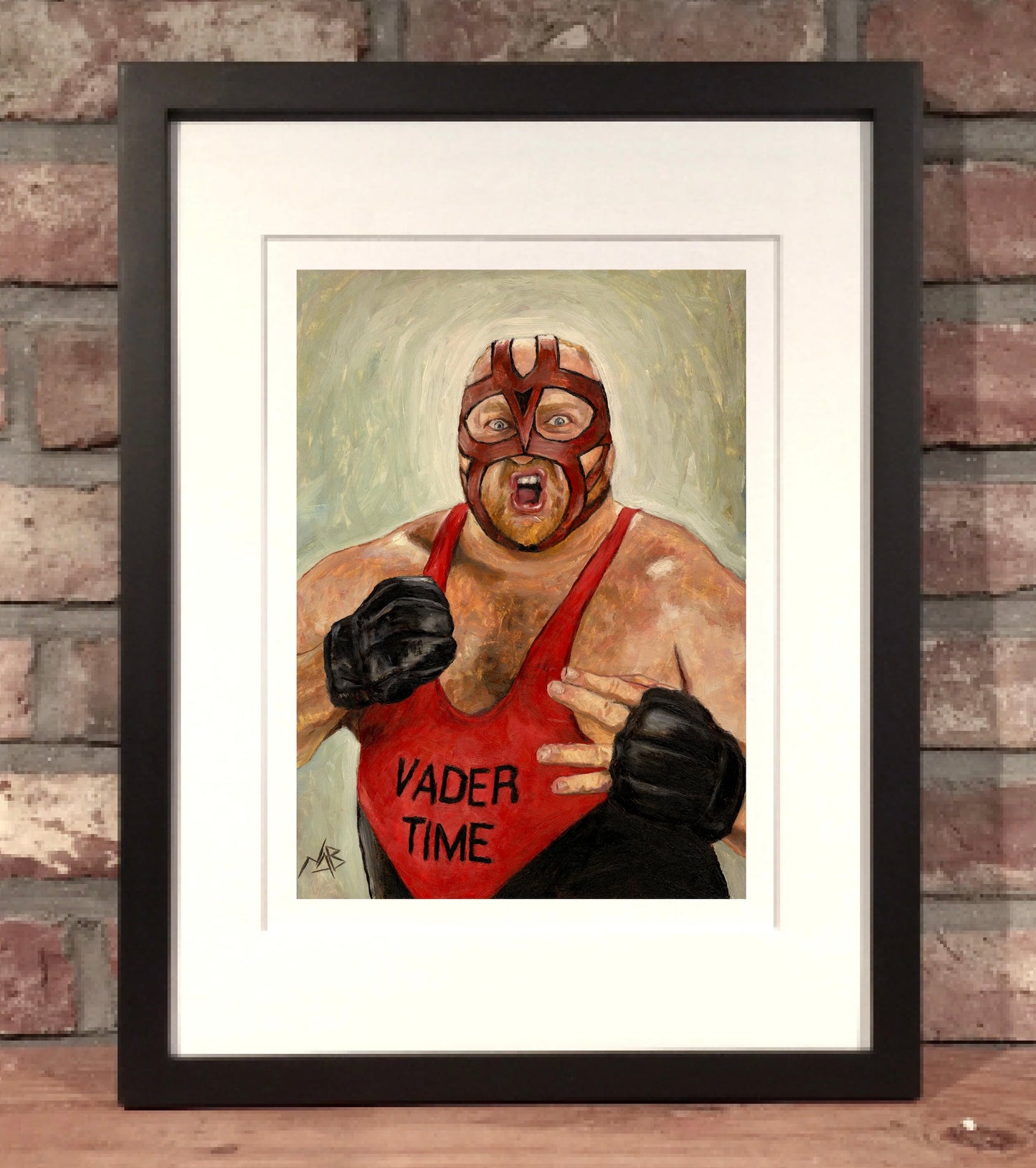 VADER // Oil on Paper - 9”x12” *ORIGINAL PAINTING*