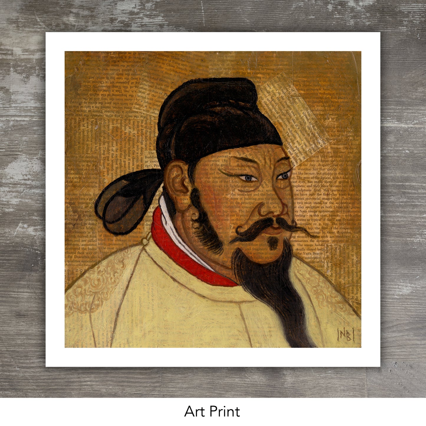 TAIZONG OF TANG // Oil Painting