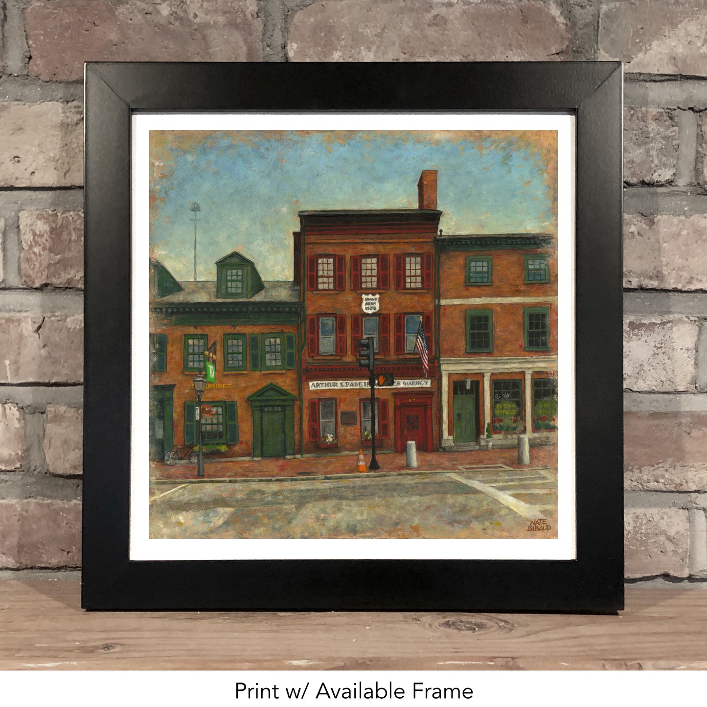 STATE ST. NEWBURYPORT // Oil Painting