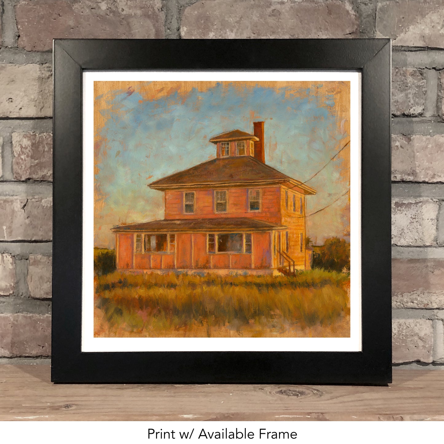 PINK HOUSE // Oil Painting