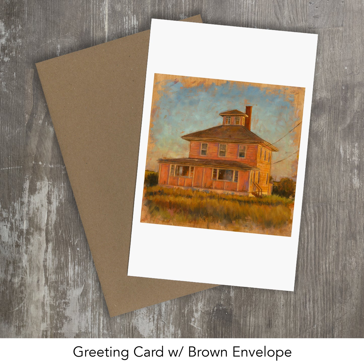 PINK HOUSE // Oil Painting