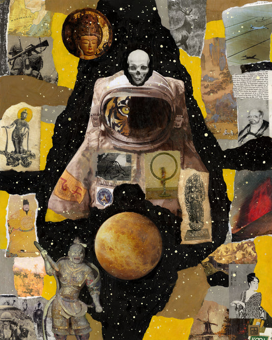 SHENZHOU // Mixed Media Painting