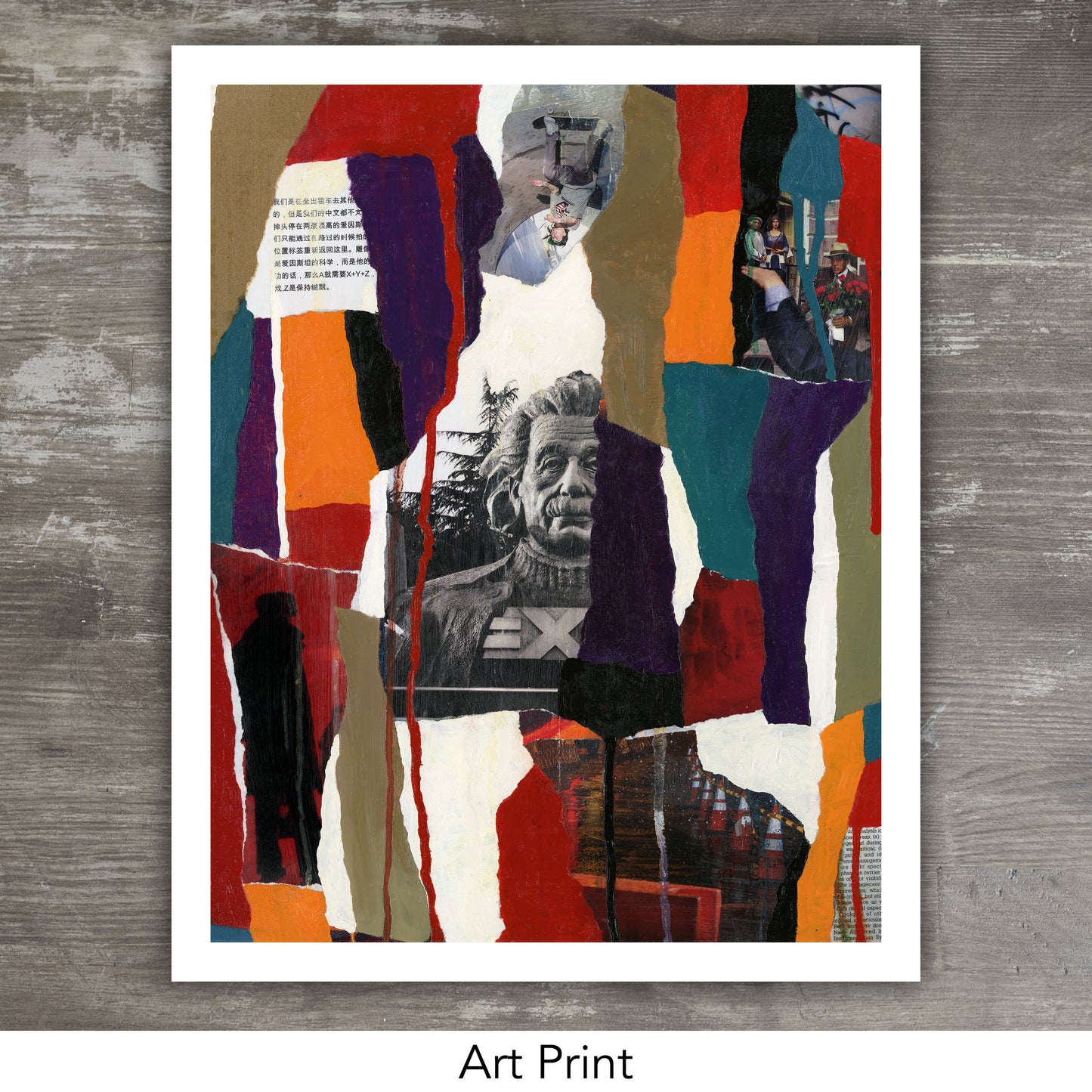 ALBERT SIGHS // Mixed Media Painting