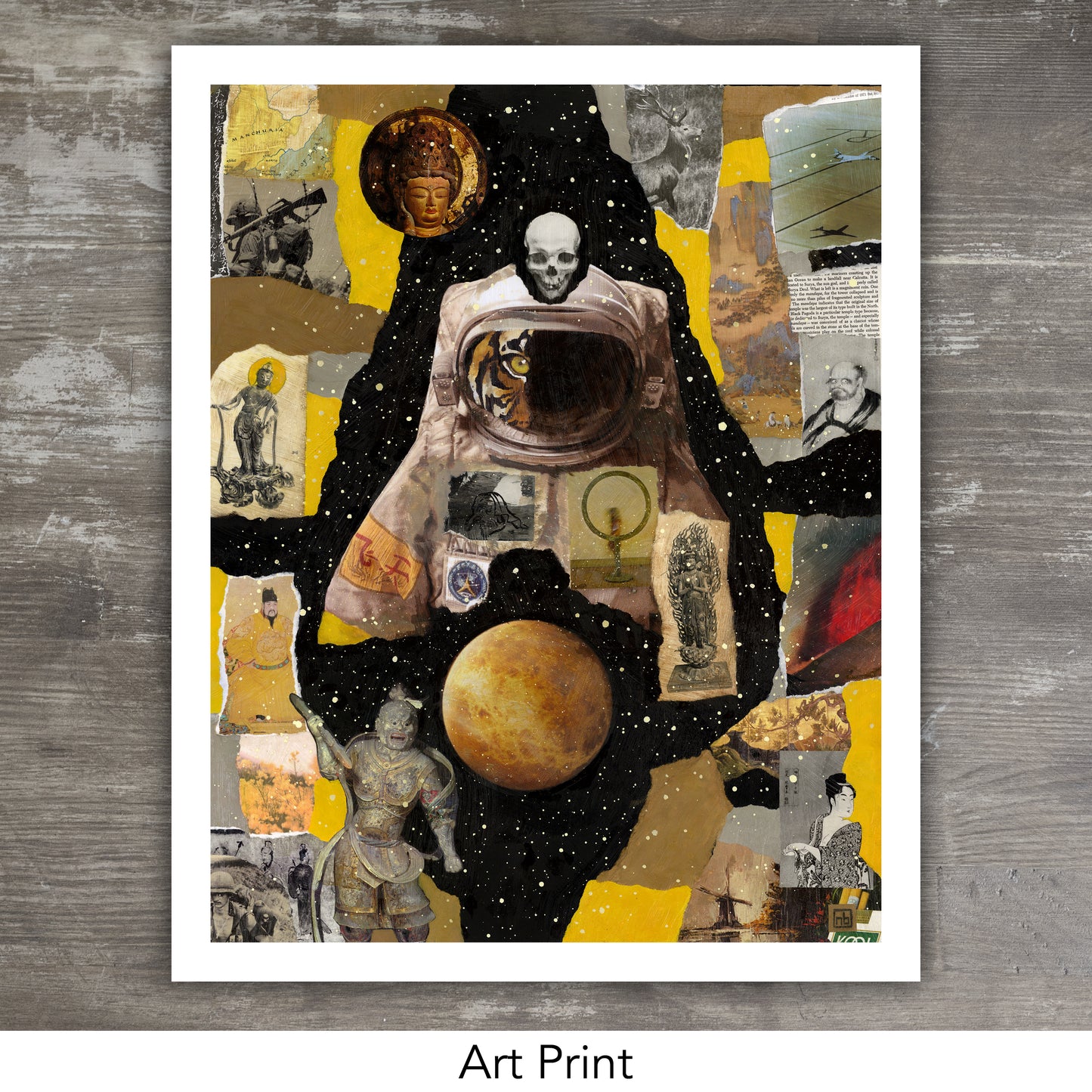 SHENZHOU // Mixed Media Painting
