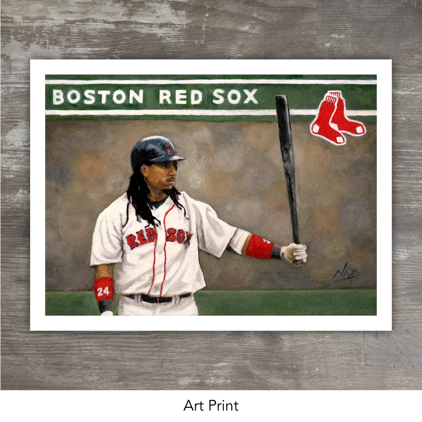 MANNY RAMIREZ // Oil Painting
