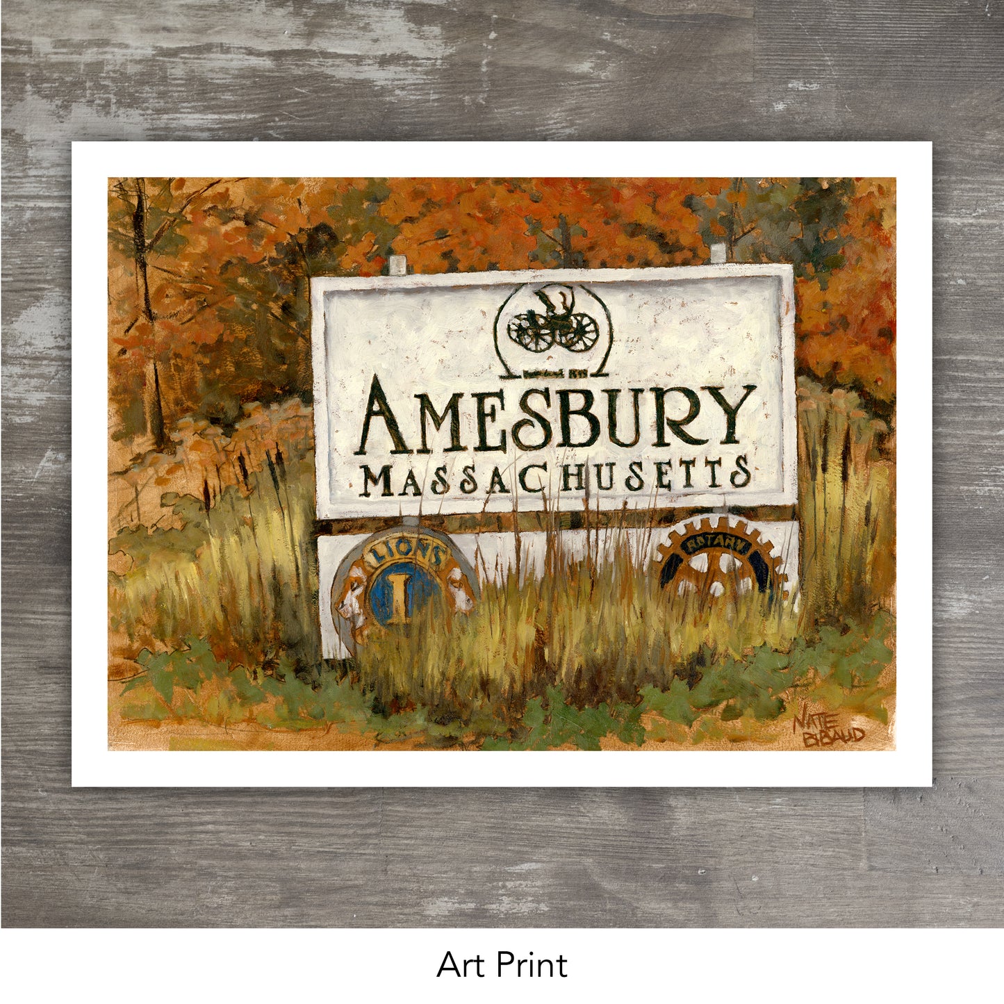AMESBURY MA // Oil Painting
