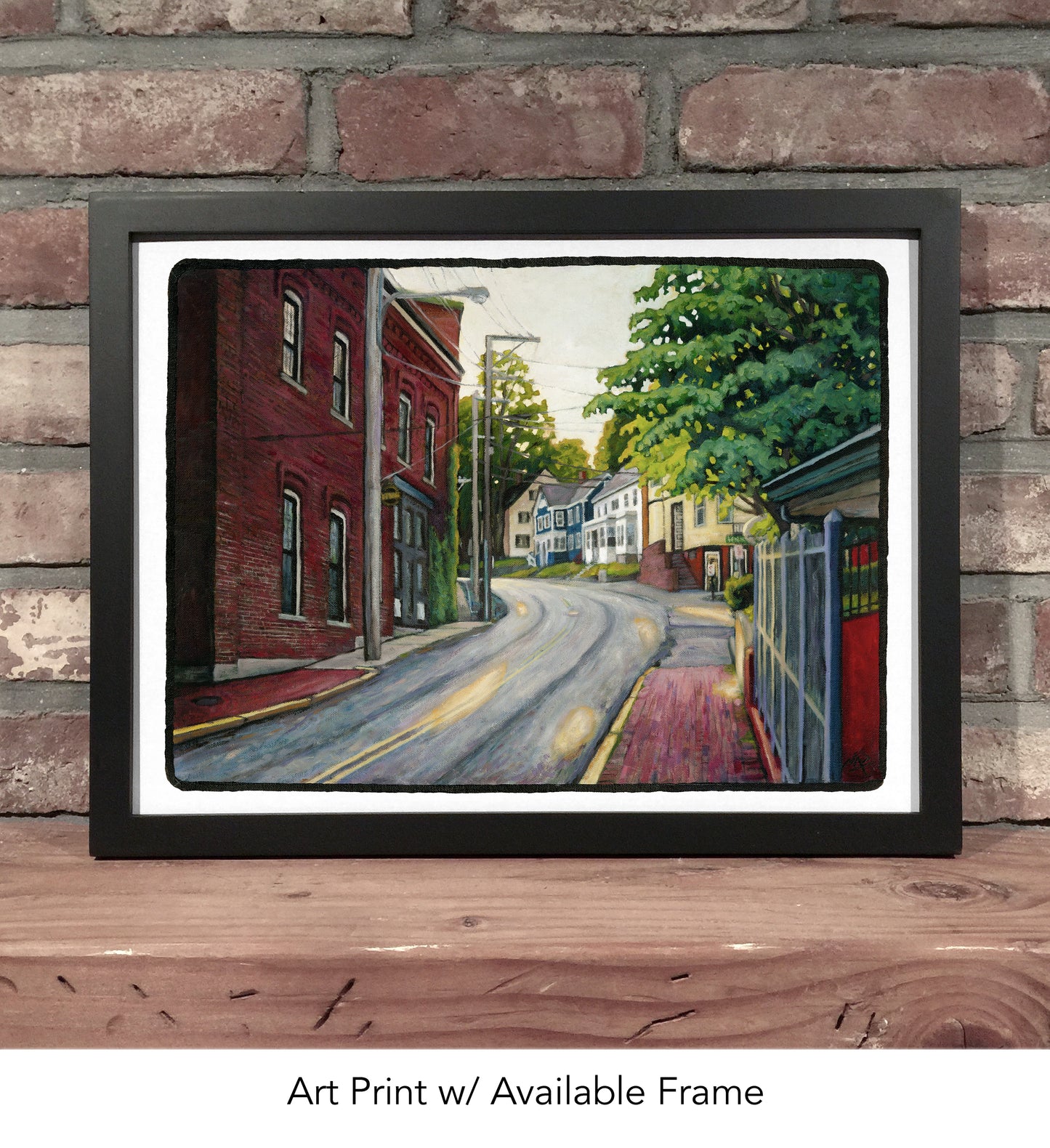 HIGH ST. AMESBURY // Oil Painting