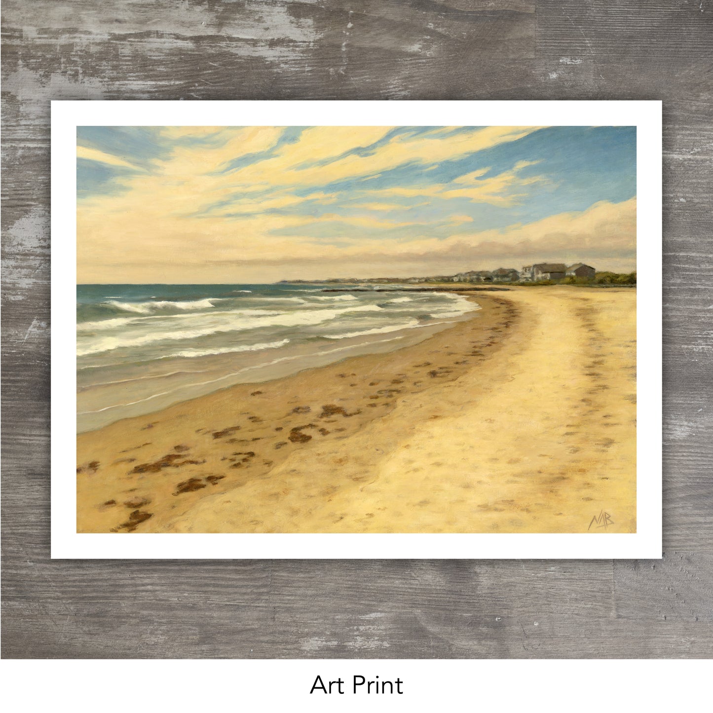 RYE BEACH, NH // Oil Painting