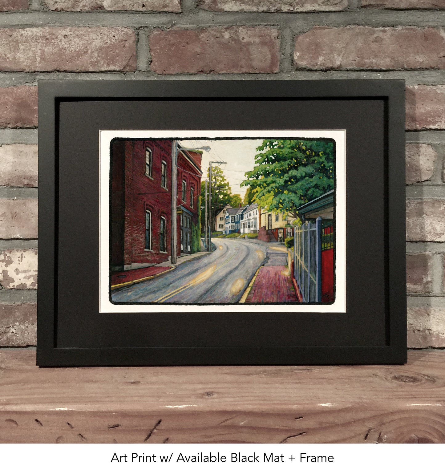 HIGH ST. AMESBURY // Oil Painting