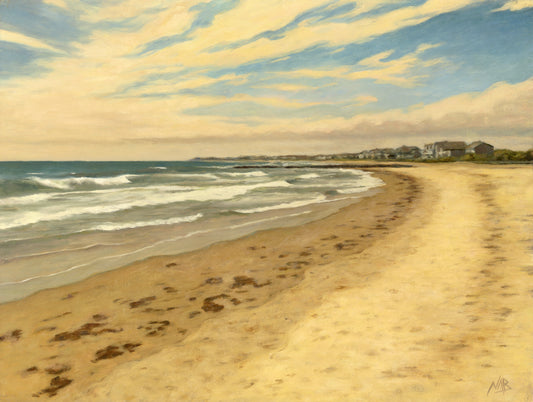 RYE BEACH, NH // Oil Painting