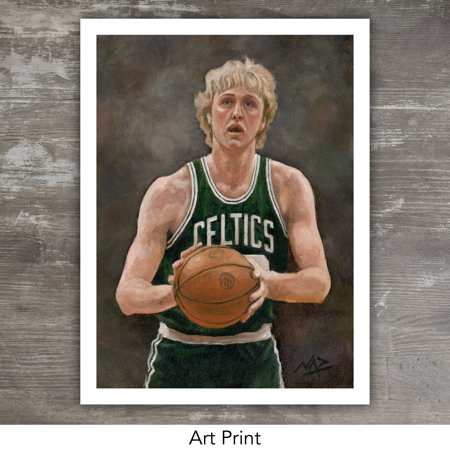LARRY BIRD // Oil Painting