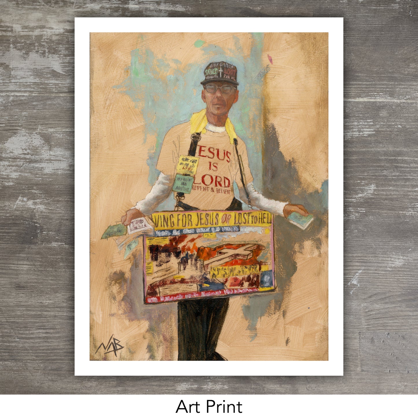 JESUS IS LORD // Oil Painting