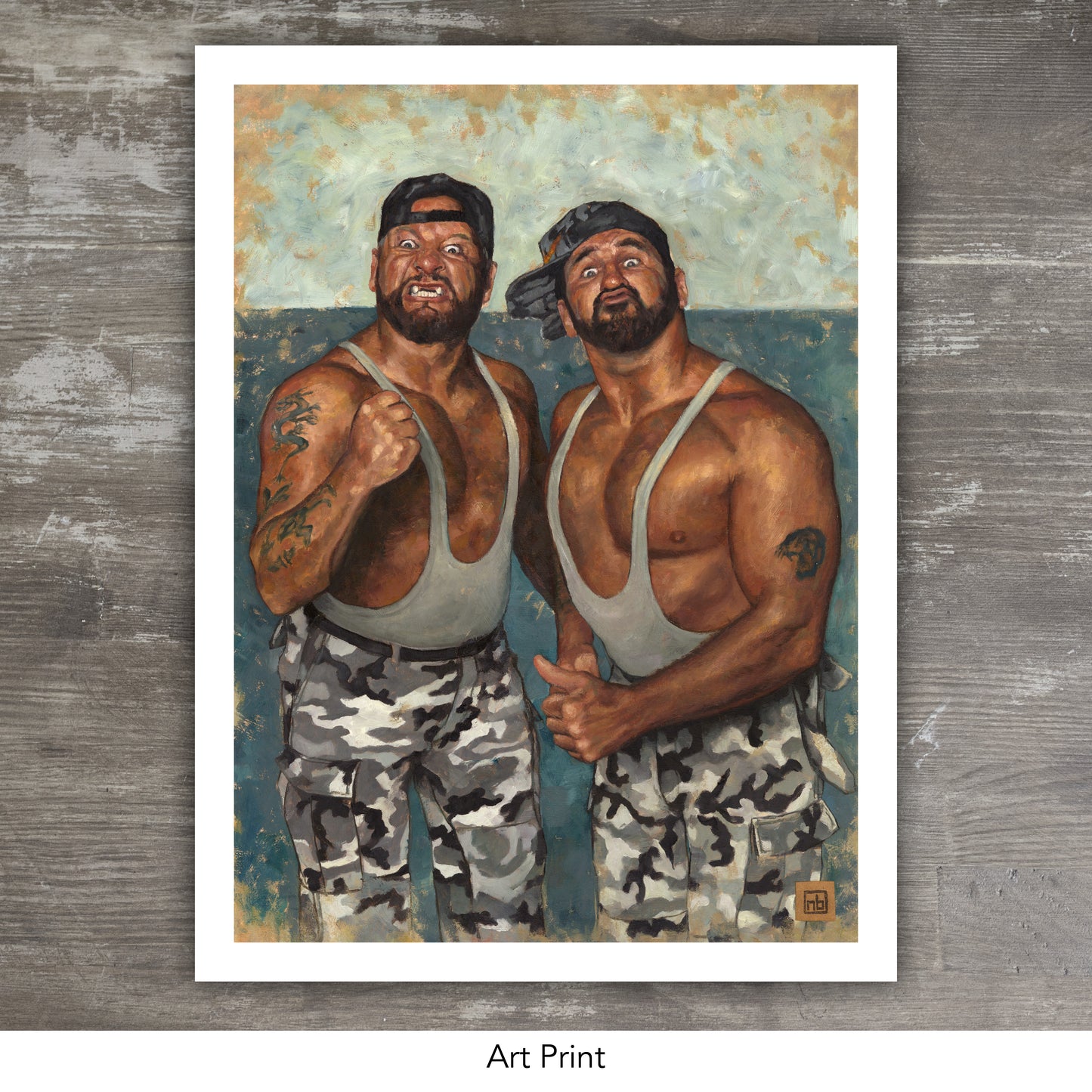 THE BUSHWACKERS // Oil Painting