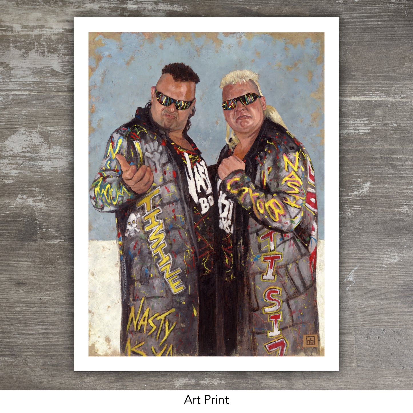 NASTY BOYS // Oil Painting