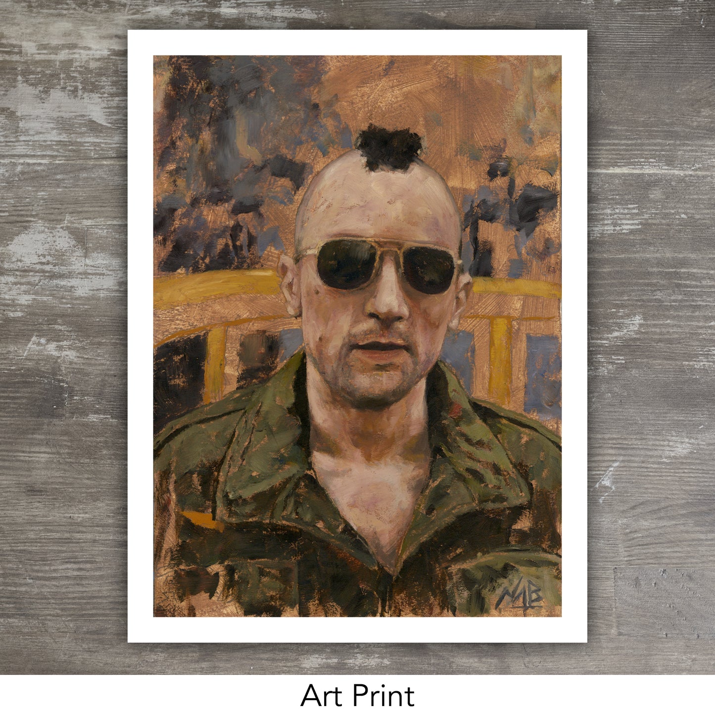 TAXI DRIVER // Oil Painting