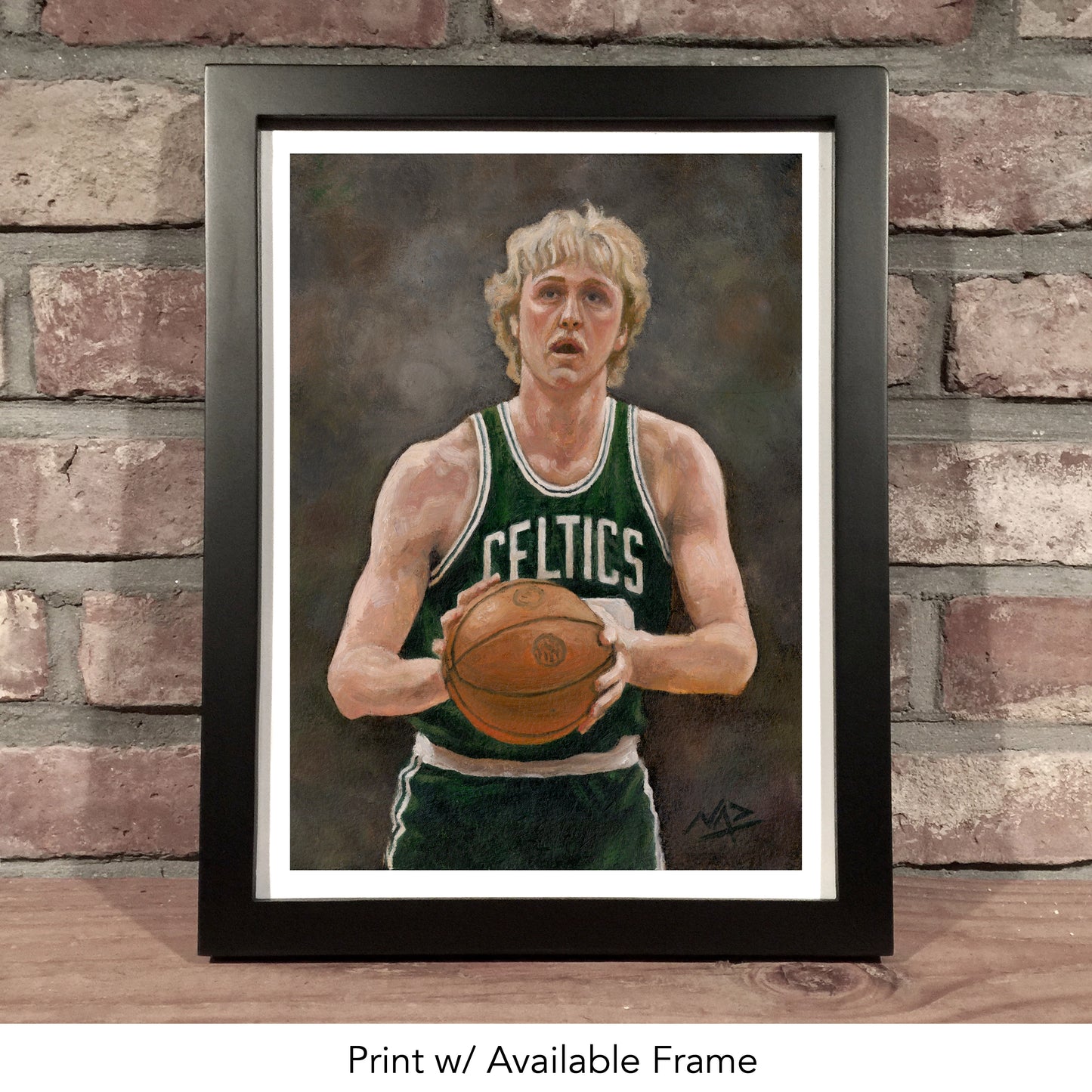 LARRY BIRD // Oil Painting