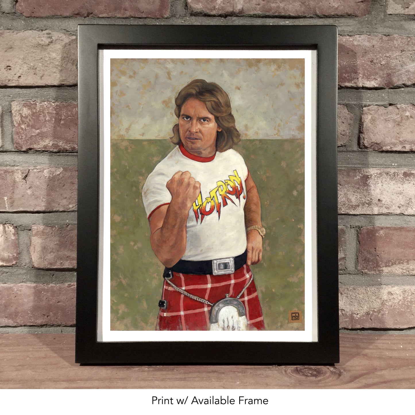 ROWDY RODDY PIPER // Oil Painting