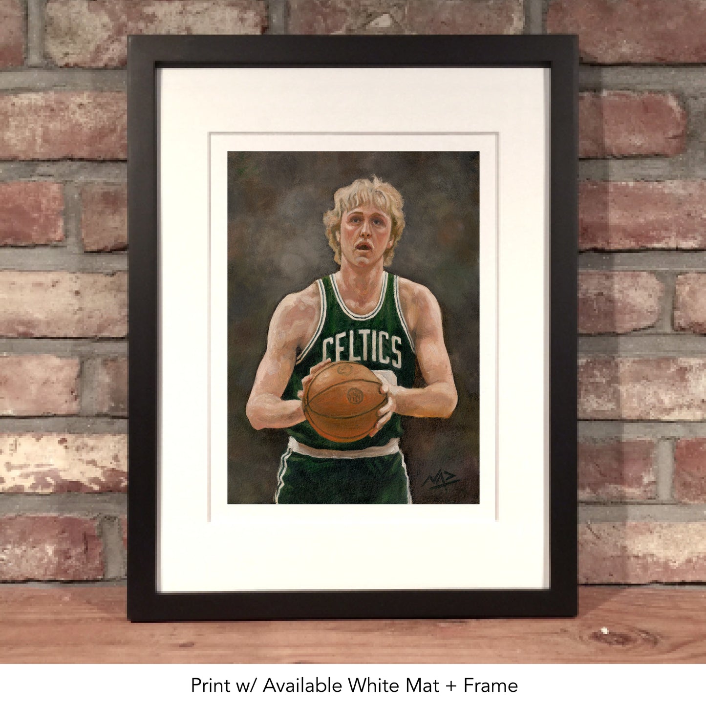 LARRY BIRD // Oil Painting