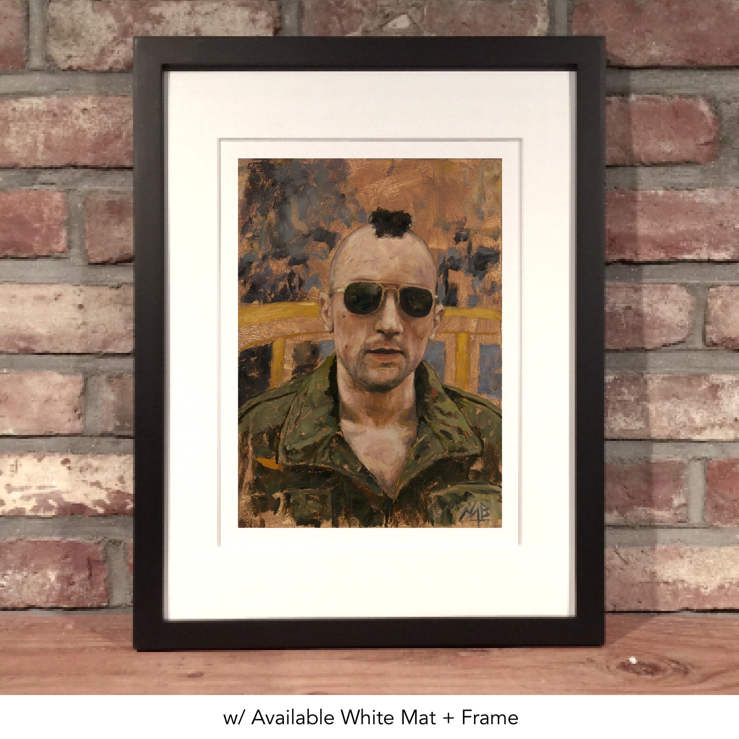 TAXI DRIVER // Oil on Paper - 9”x12” *ORIGINAL PAINTING*
