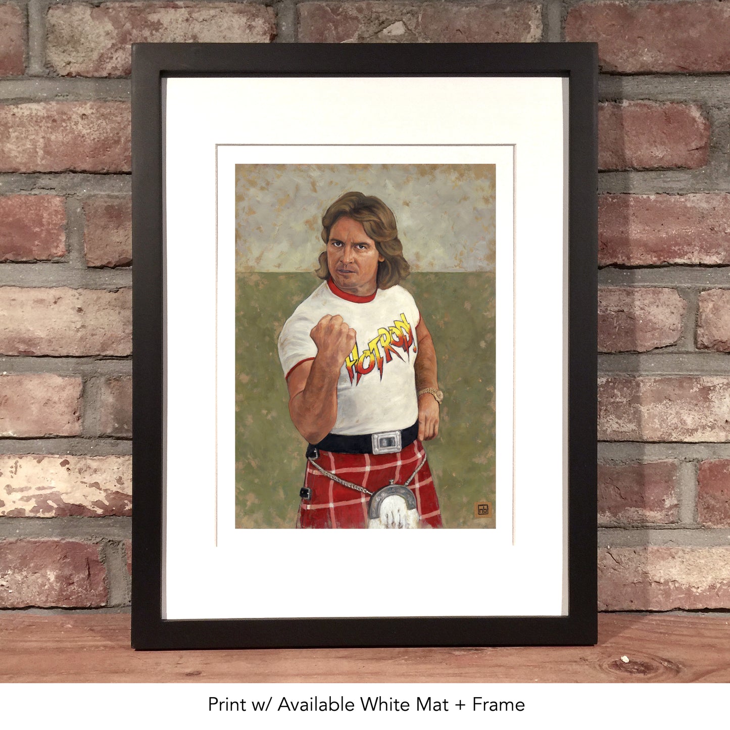 ROWDY RODDY PIPER // Oil Painting