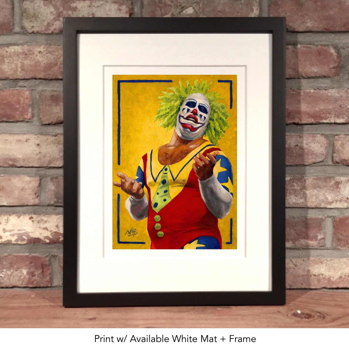 DOINK THE CLOWN // Oil Painting