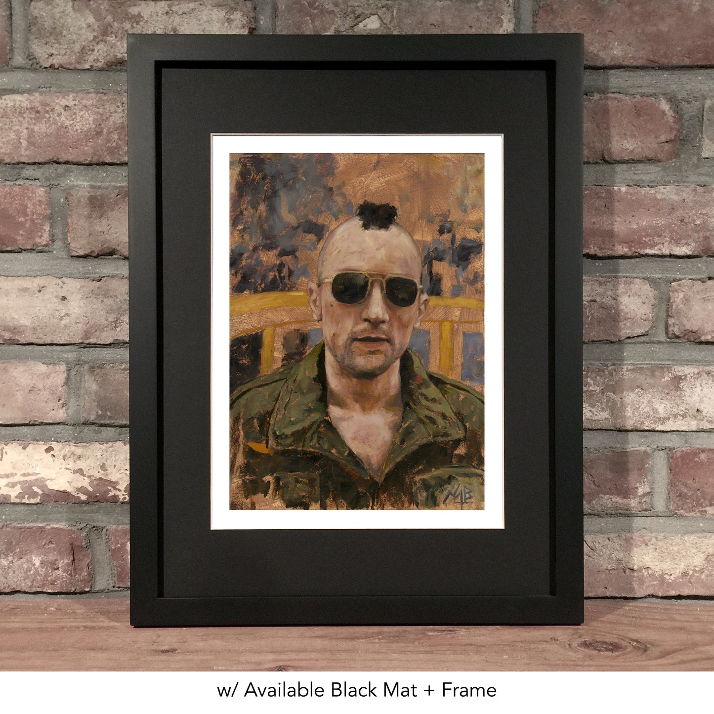 TAXI DRIVER // Oil on Paper - 9”x12” *ORIGINAL PAINTING*