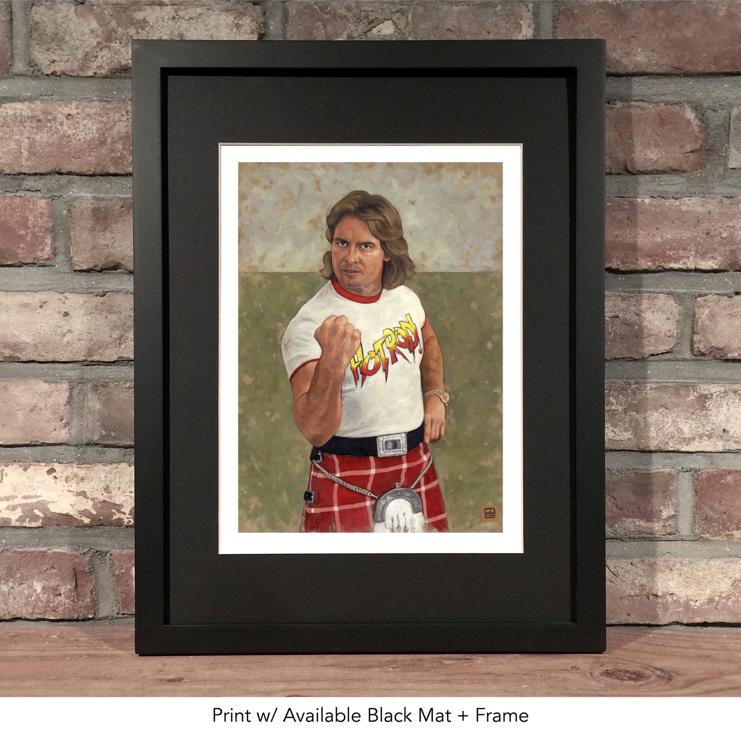 ROWDY RODDY PIPER // Oil Painting