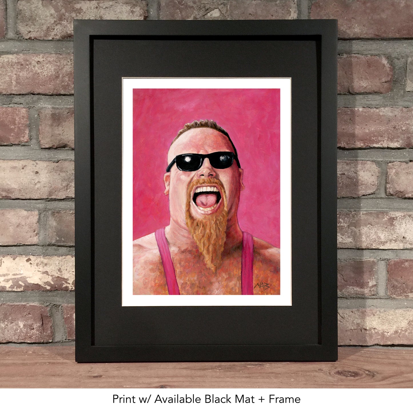 JIM "THE ANVIL" NEIDHART // Oil Painting