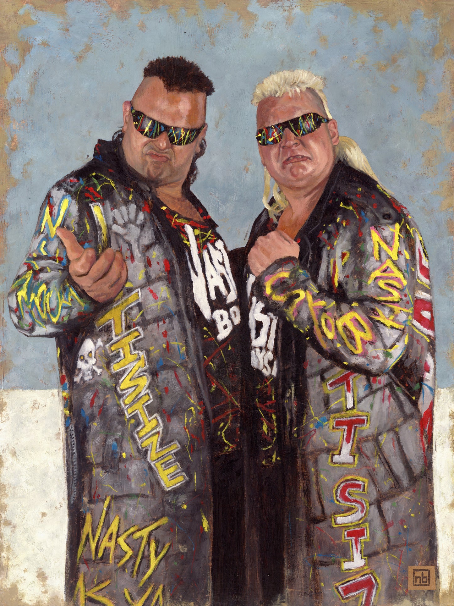 NASTY BOYS // Oil Painting