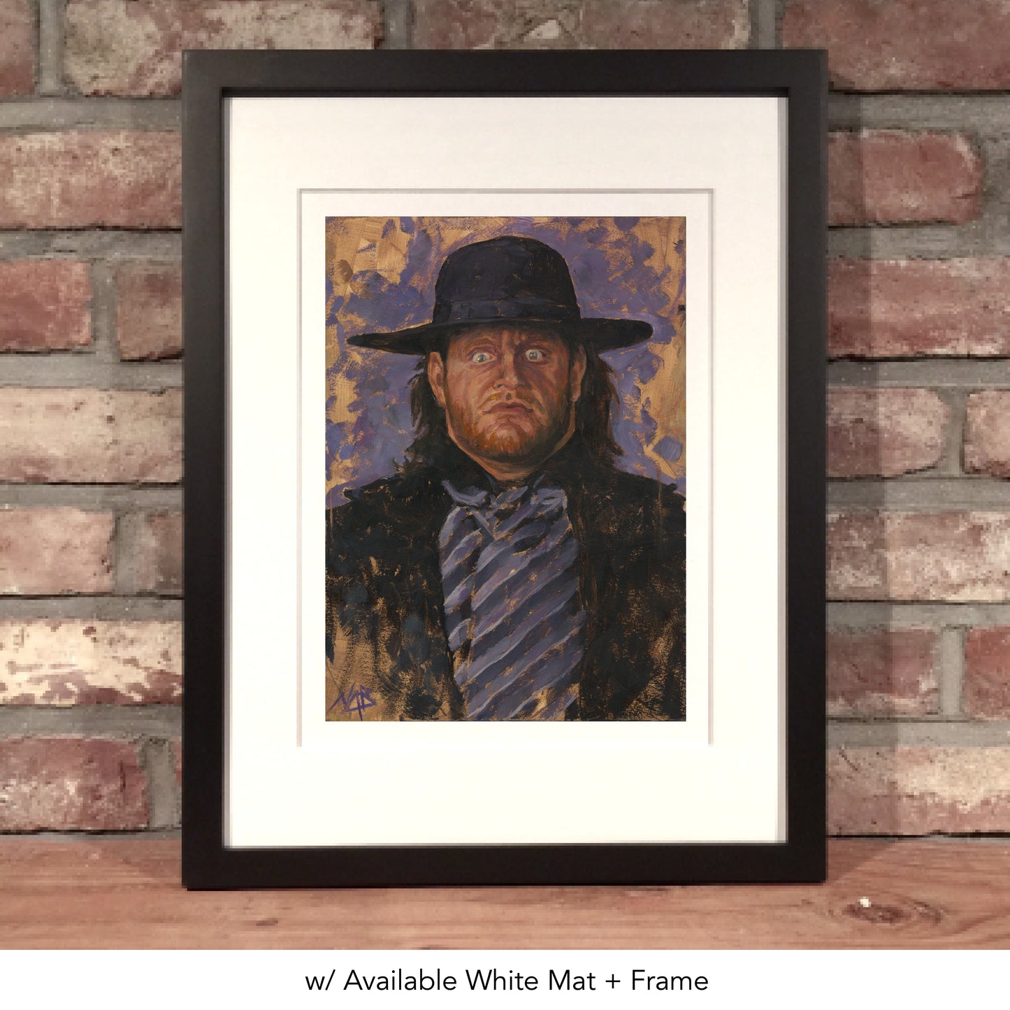 THE UNDERTAKER // Oil on Paper - 9”x12” *ORIGINAL PAINTING*