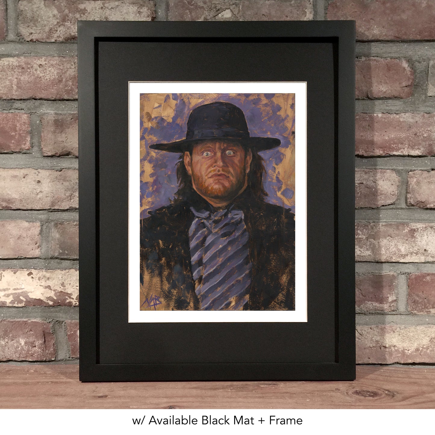 THE UNDERTAKER // Oil on Paper - 9”x12” *ORIGINAL PAINTING*