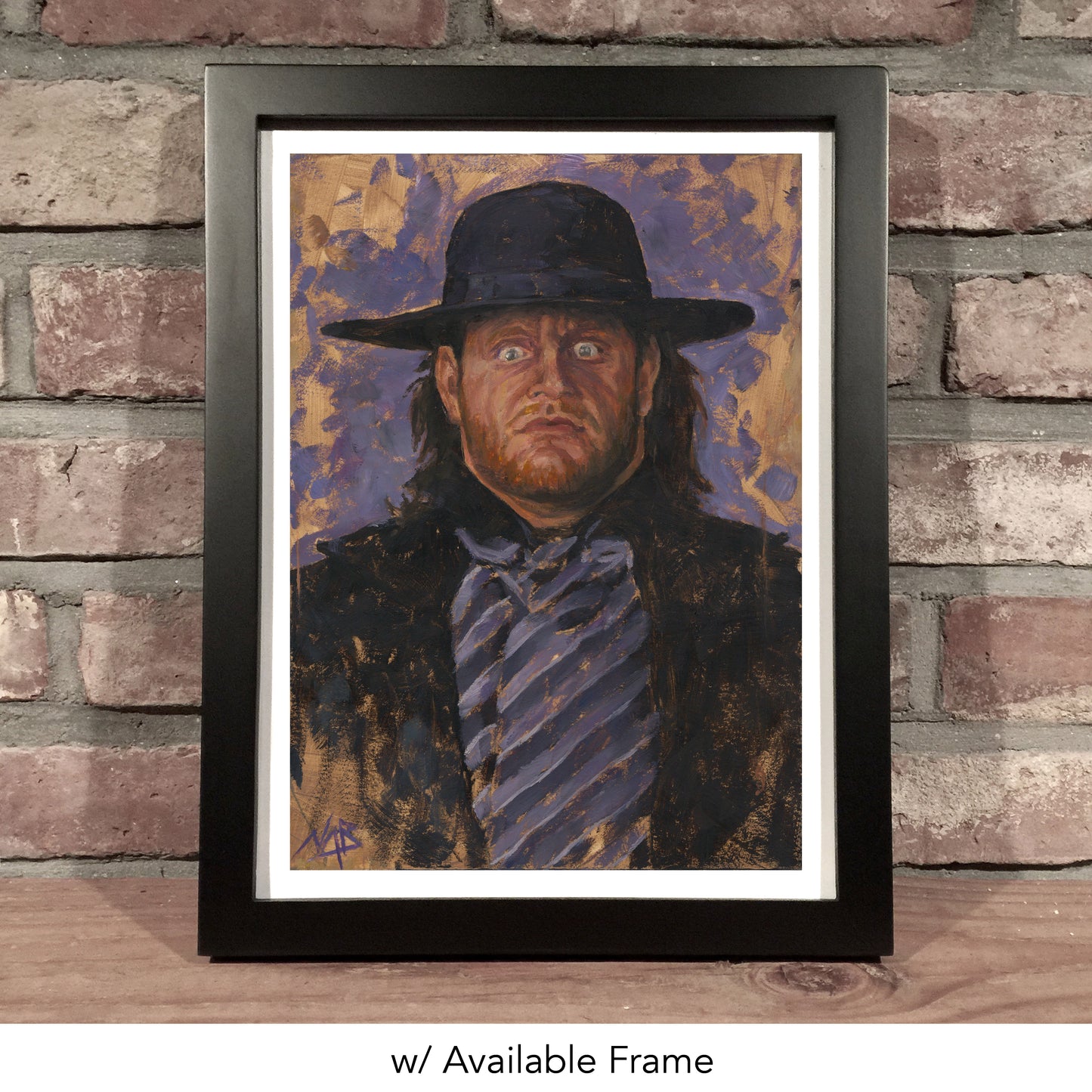 THE UNDERTAKER // Oil on Paper - 9”x12” *ORIGINAL PAINTING*