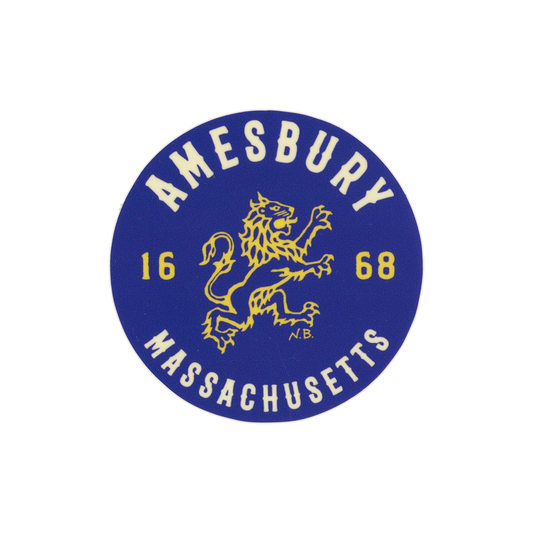 AMESBURY MA 1668 // Sticker