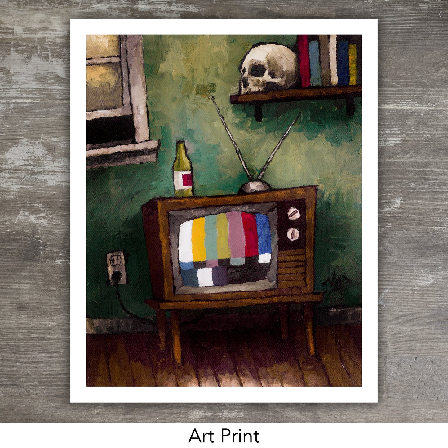 TV CASUALTY // Oil Painting
