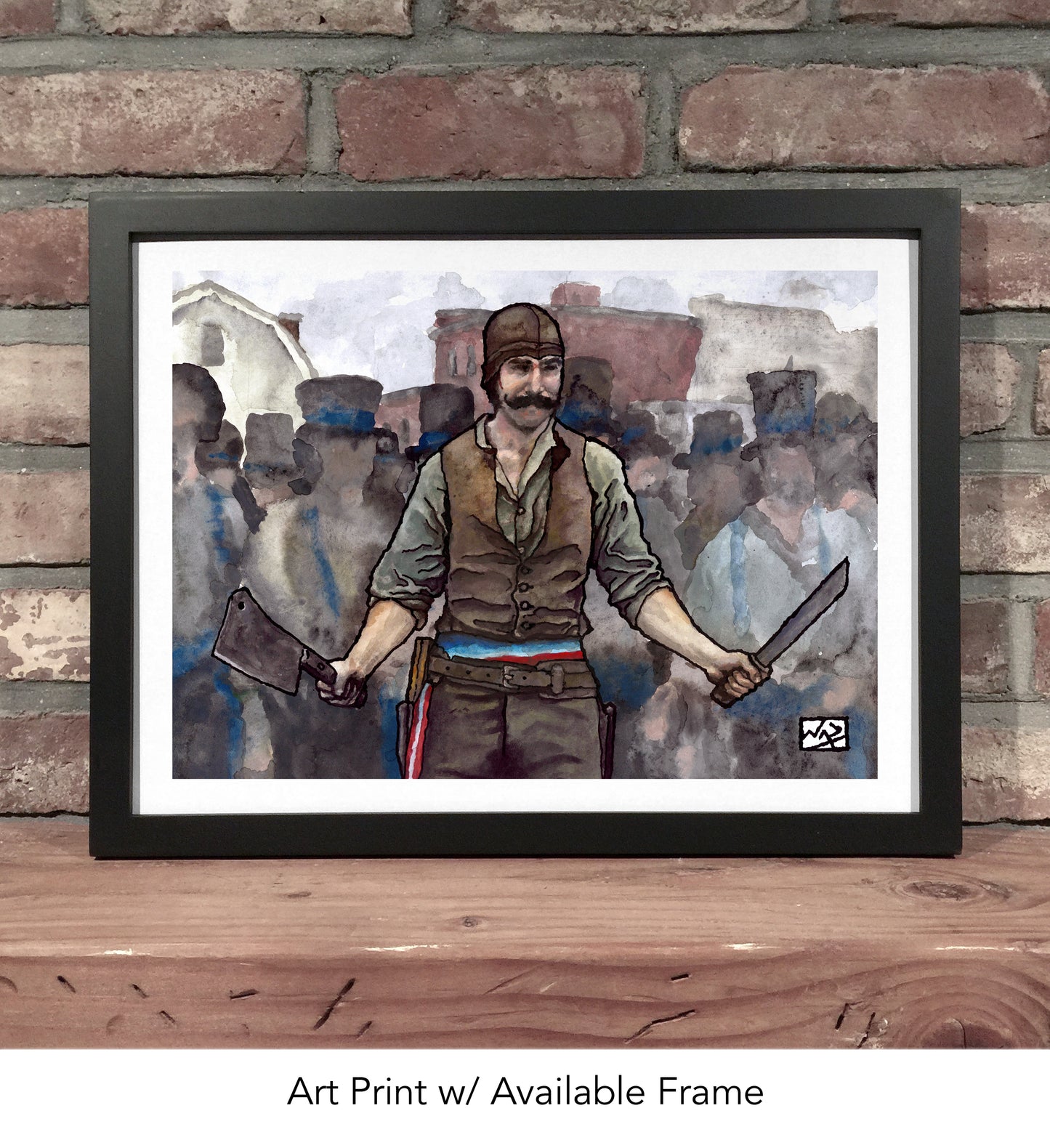 BILL THE BUTCHER Gangs of New York // Gouache & Pen and Ink