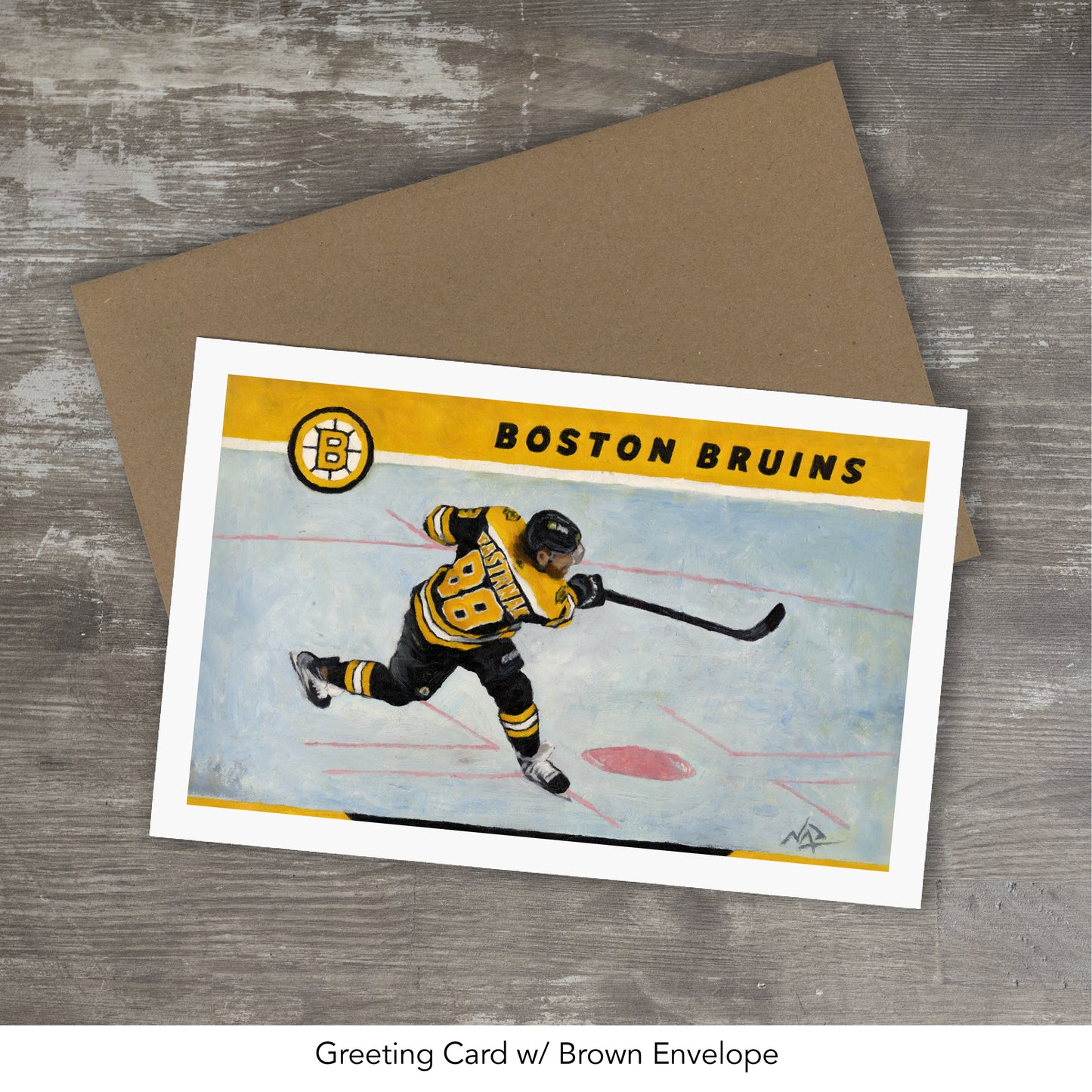 BOSTON BRUINS - David Pastrnak // Oil Painting