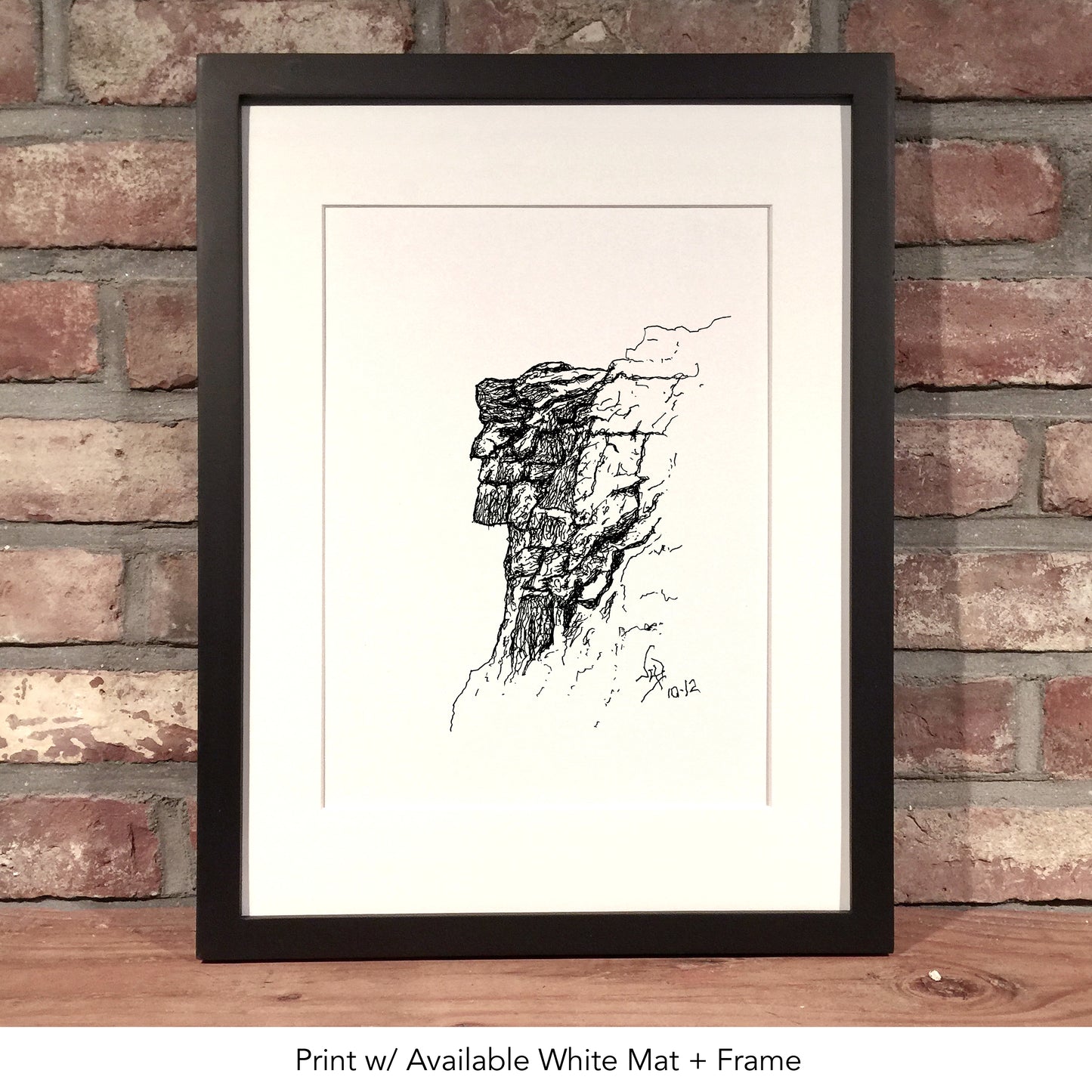 OLD MAN in the MOUNTAIN // Pen & Ink