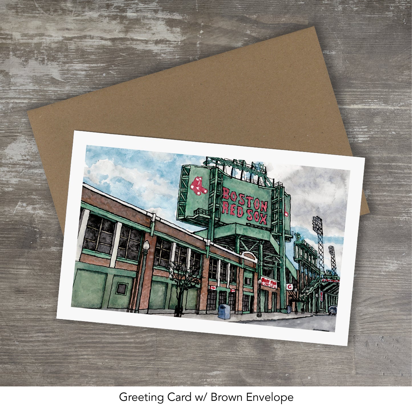 FENWAY PARK // Ink & Watercolor