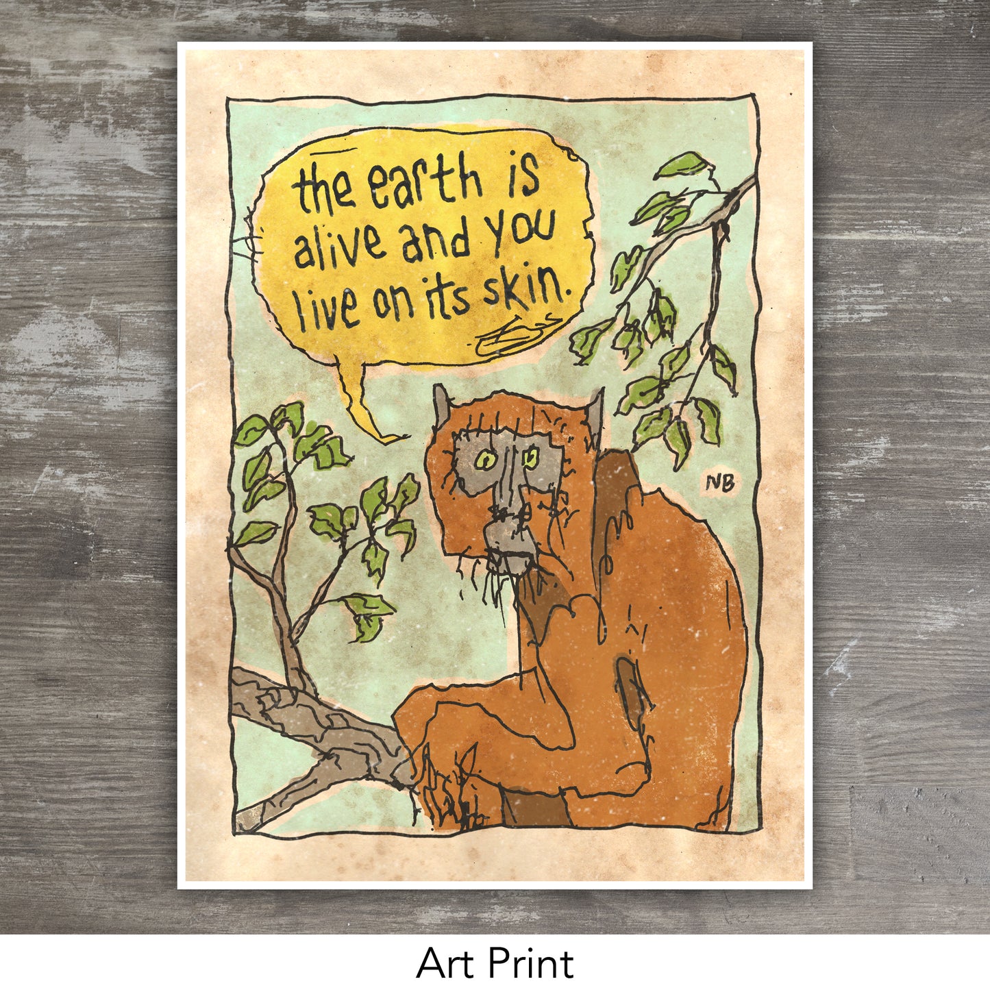 The EARTH Is ALIVE // Mixed Media