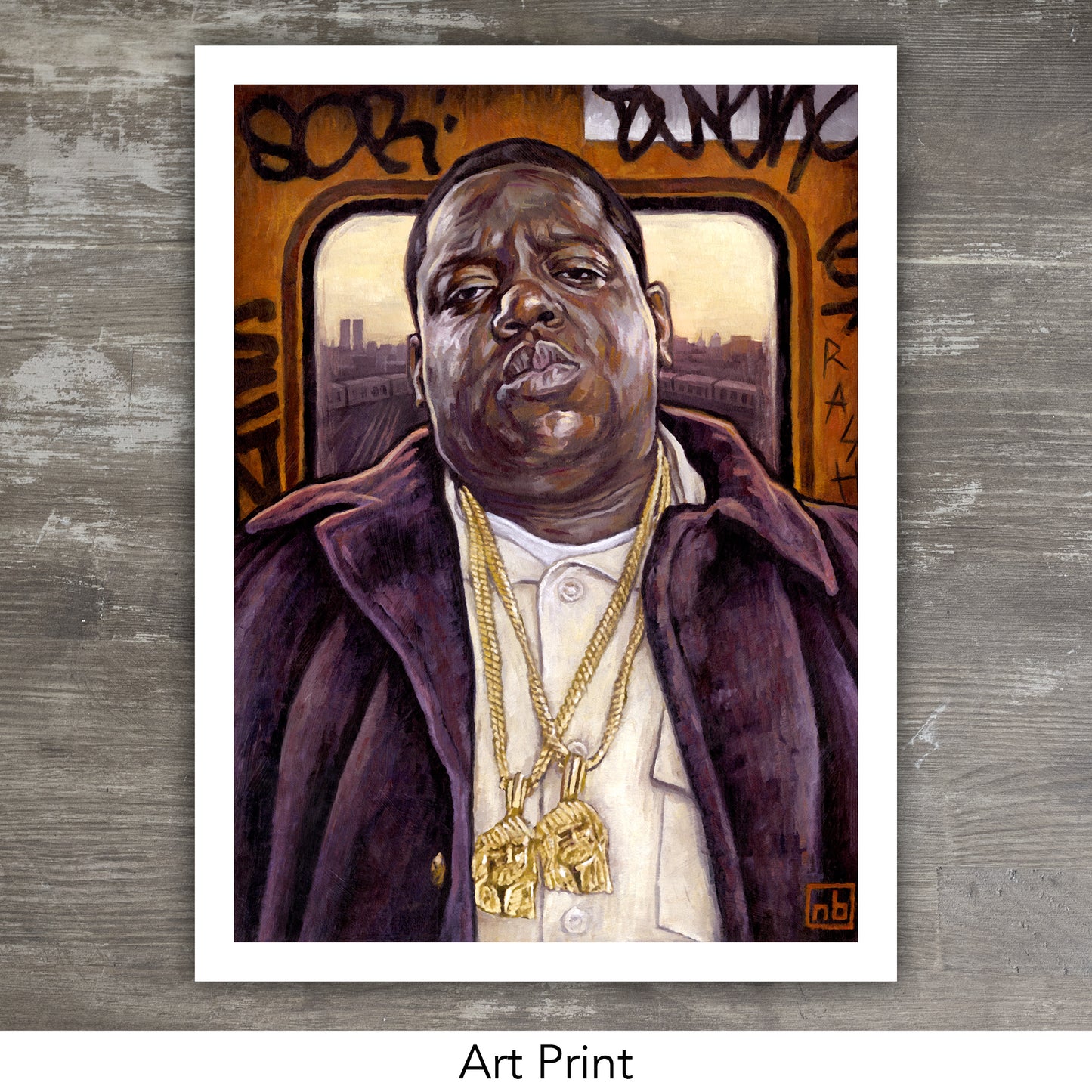 NOTORIOUS B.I.G.  // Oil Painting