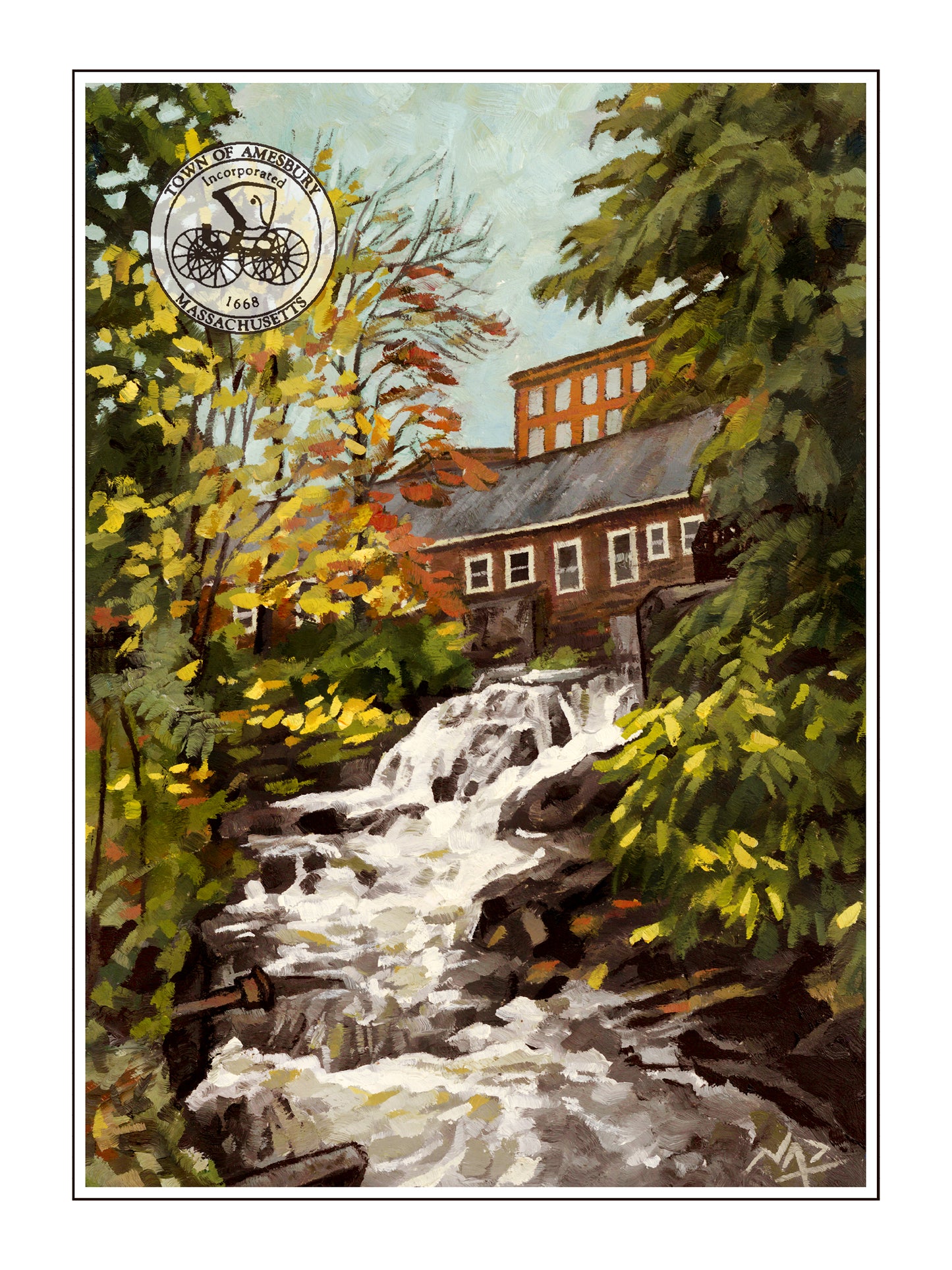 AMESBURY MA // Oil Painting