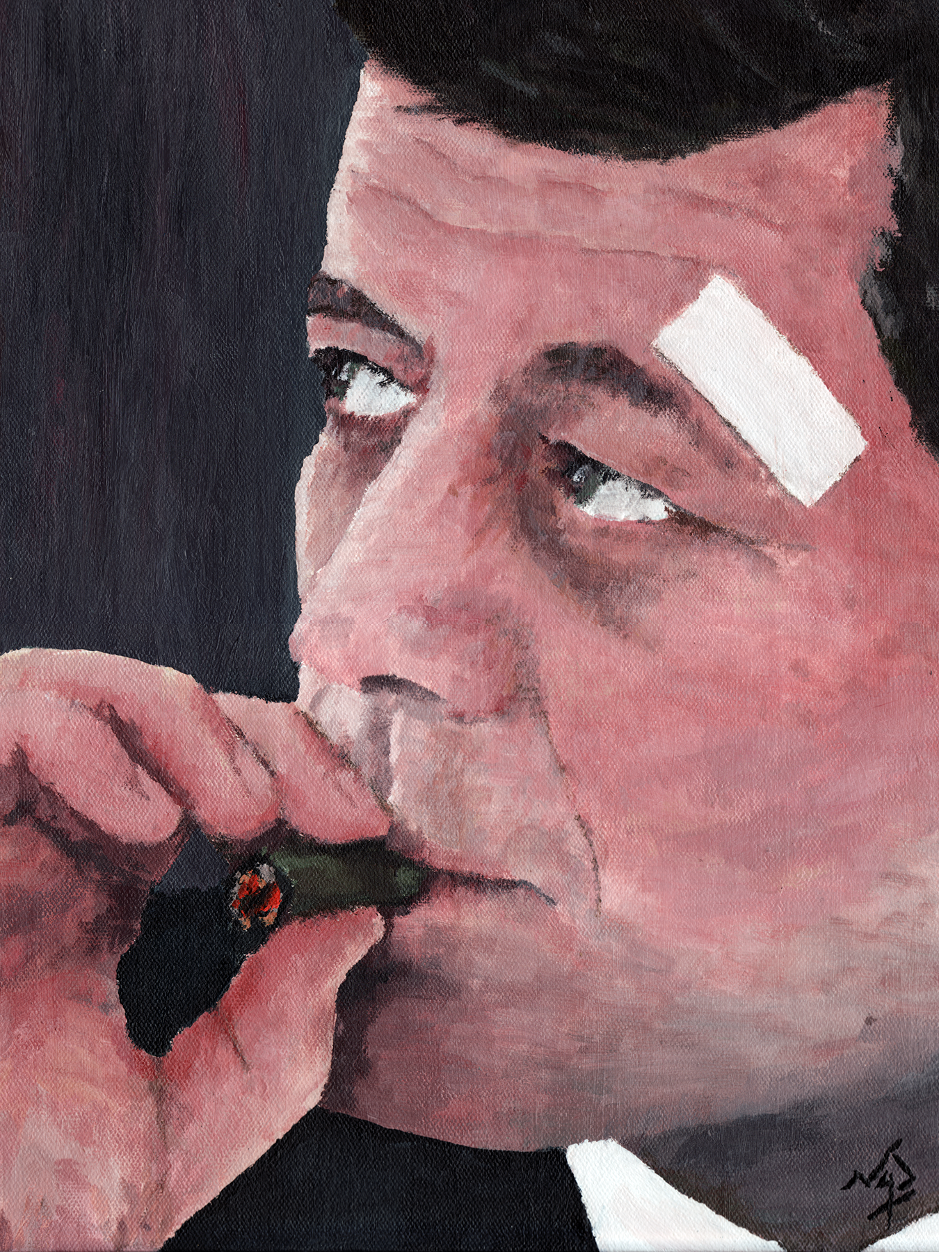 JFK // Acrylic Painting