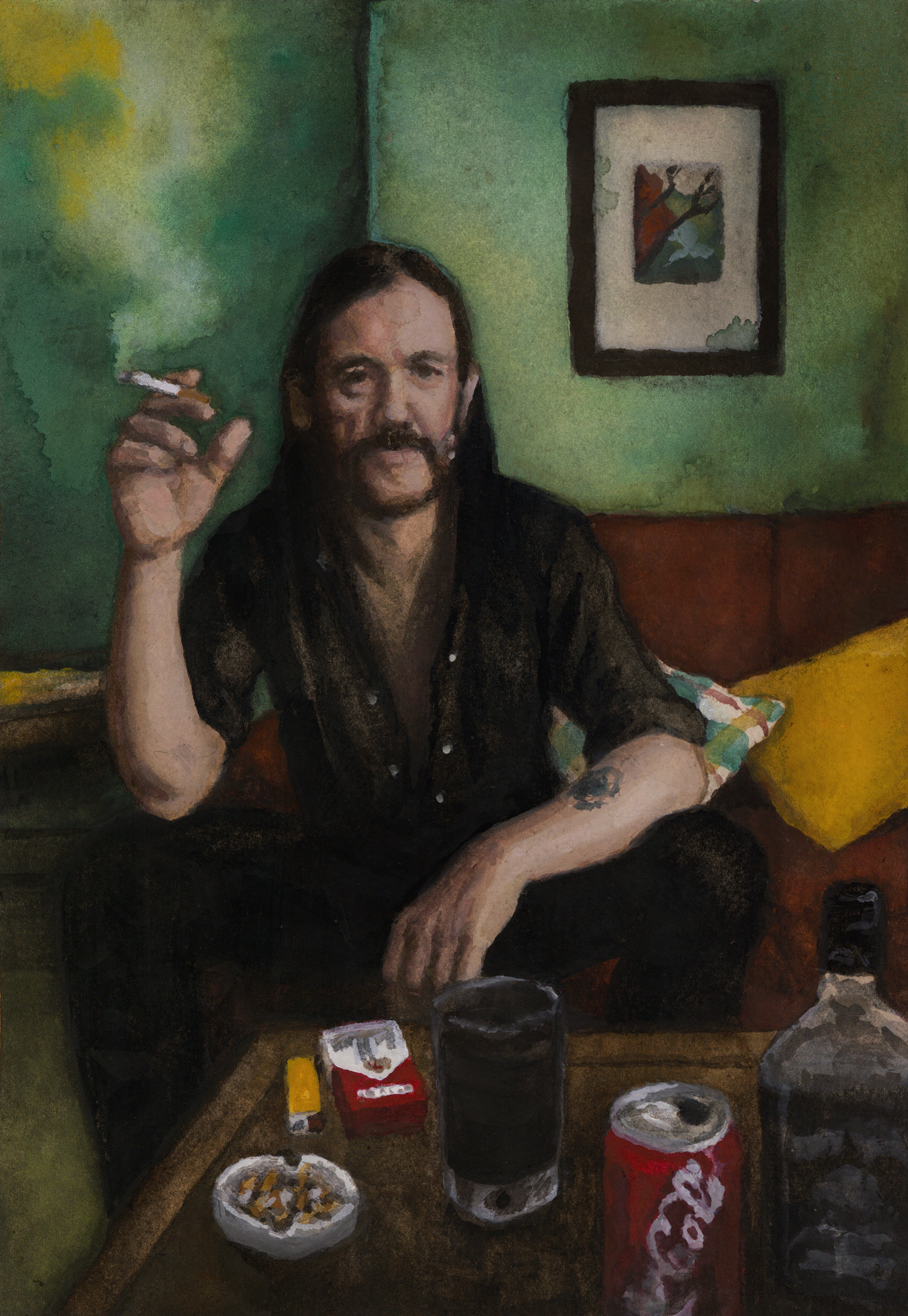 LEMMY KILMISTER // Watercolor Painting